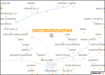 map of Saint-Amand-sur-Fion