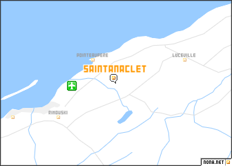 map of Saint-Anaclet