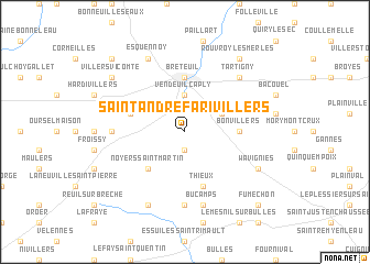 map of Saint-André-Farivillers