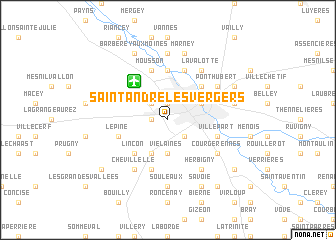 map of Saint-André-les-Vergers