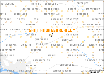 map of Saint-André-sur-Cailly