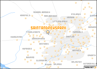 map of Saint Andrews Park