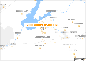 map of Saint Andrews Village