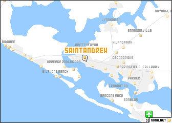 map of Saint Andrew