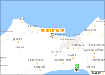 map of Saint-André