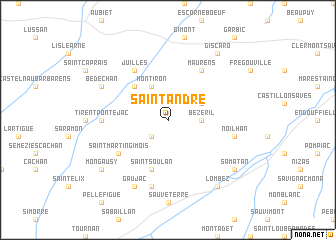 map of Saint-André