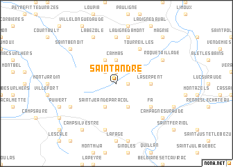 map of Saint-André