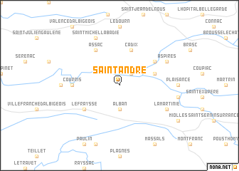 map of Saint-André