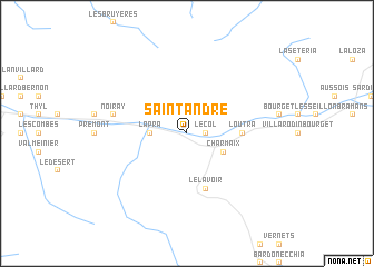 map of Saint-André