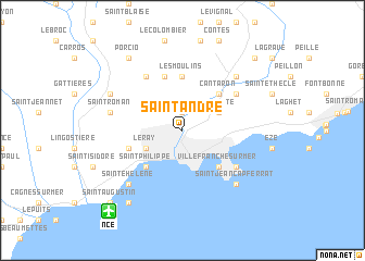 map of Saint-André