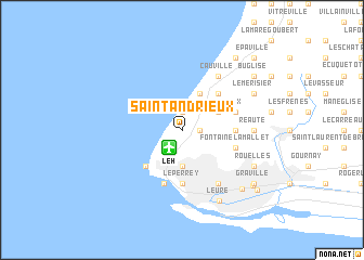 map of Saint-Andrieux