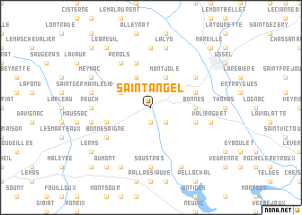 map of Saint-Angel