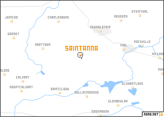 map of Saint Anna