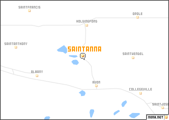 map of Saint Anna