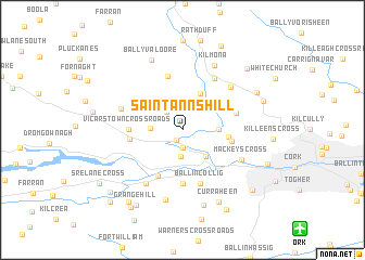 map of Saint Anns Hill