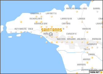 map of Saint Annʼs