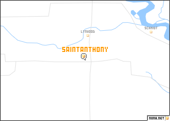 map of Saint Anthony