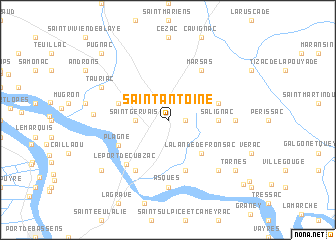 map of Saint-Antoine