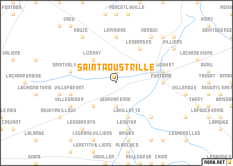 map of Saint-Aoustrille