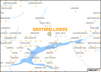 map of Saint-Apollinaire