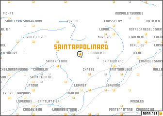 map of Saint-Appolinard