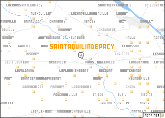 map of Saint-Aquilin-de-Pacy