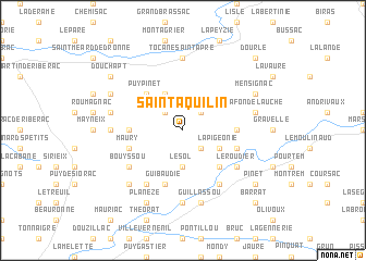 map of Saint-Aquilin