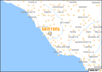 map of Saintard