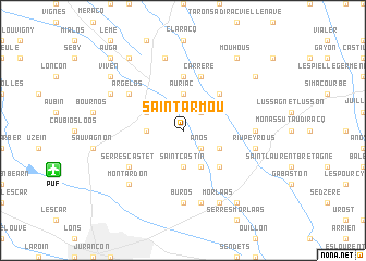 map of Saint-Armou