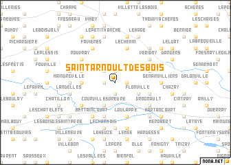 map of Saint-Arnoult-des-Bois