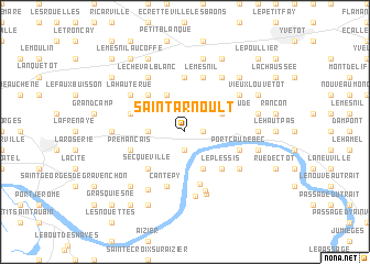 map of Saint-Arnoult