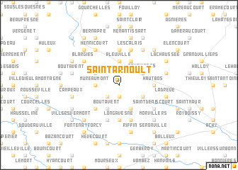 map of Saint-Arnoult