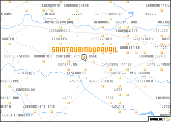 map of Saint-Aubin-du-Pavail