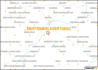 map of Saint-Aubin-le-Vertueux