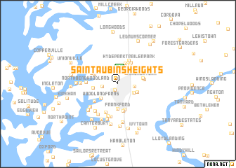 map of Saint Aubins Heights