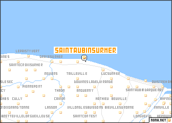 map of Saint-Aubin-sur-Mer