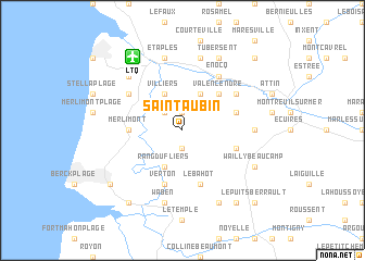 map of Saint-Aubin