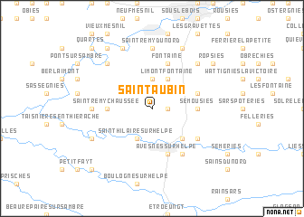 map of Saint-Aubin