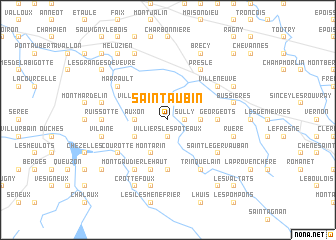 map of Saint-Aubin