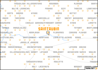 map of Saint-Aubin