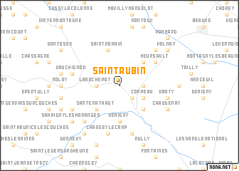 map of Saint-Aubin