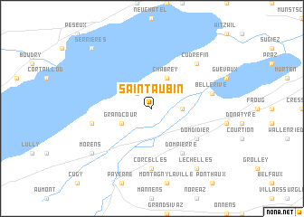 map of Saint-Aubin