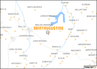 map of Saint Augustine