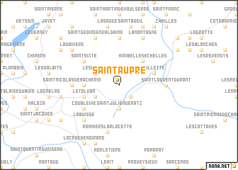 map of Saint-Aupré