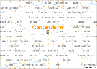 map of Saint-Avit-Rivière