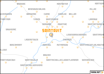 map of Saint-Avit