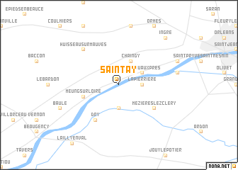 map of Saint-Ay