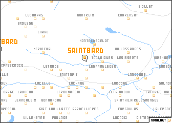 map of Saint-Bard