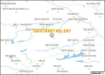 map of Saint-Barthélemy