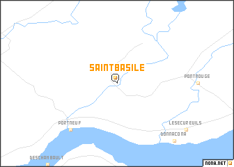 map of Saint-Basile